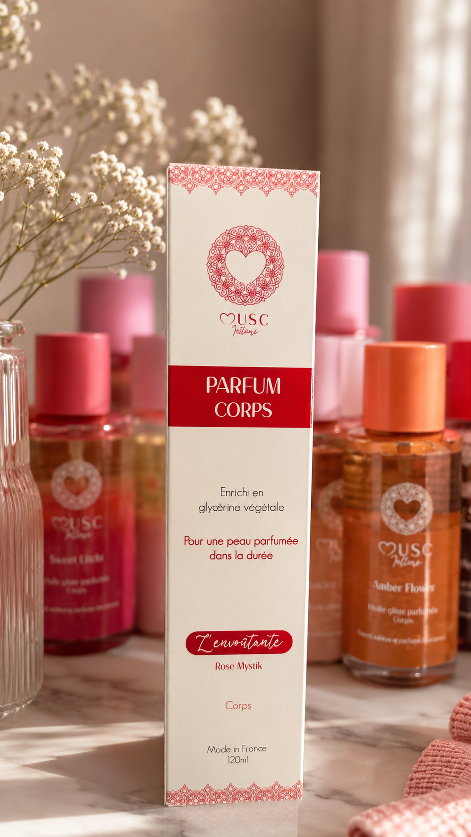 Parfum corps Musc intime